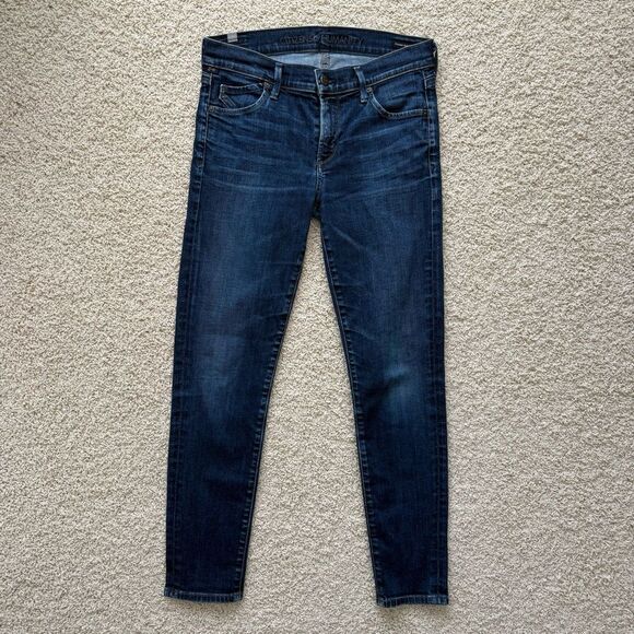 CITIZENS OF HUMANITY Avedon Skinny Jeans Mid Rise Spectrum Wash Blue Size 28 - Picture 2 of 11